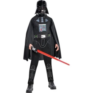 Star Wars Darth Vader Hoodie Halloween Costume Size Kids Boys Large Disney 12-14 - Picture 1 of 7