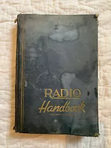 Collectible Book Radio Handbook 7th Edition 1940 First Printing Illustrated - Picture 1 of 11