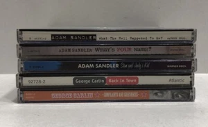 GEORGE CARLIN ADAM SANDLER CD LOT (5) COMEDY STAND UP COMPLAINTS AND GRIEVANCES - Foto 1 di 10