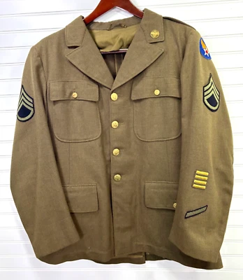 WWII US Army Air Force Enlisted Dress Jacket - Image 1 of 4