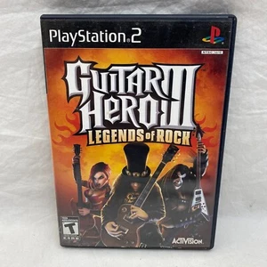 Guitar Hero III Legends of Rock (Sony Playstation 2, 2007) PS2 No Manual Tested - Bild 1 von 4