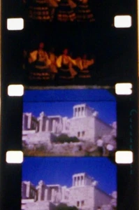 HOME MOVIE LOOKS LIKE GREASE SHORT 16MM FILM MOVIE ROLLED NO REEL U7 - Picture 1 of 9