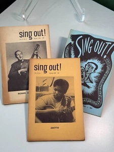Sing Out! Magazine Vol 8 Nos. 1 2 4 1958 - 59 Folk Revival Odetta Dyer-Bennet - Imagen 1 de 14