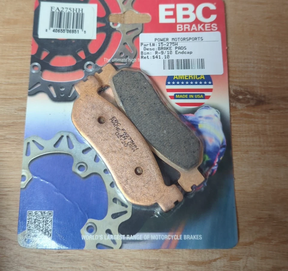 Pastillas de freno EBC HH sinterizadas para Yamaha TW200 TW 200 2001-2015 delanteras 1 par Foto 1 de 1