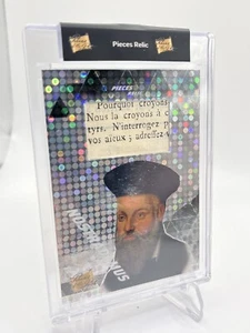 2023 STÜCKE DER VERGANGENHEIT #1/1 NOSTRADAMUS SCHWARZ DISCO ONE OF ONE RELIKTKARTE #294 - Bild 1 von 2