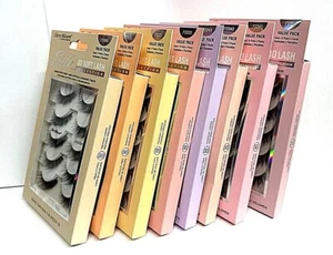 Paquete de valor de seda sintética y visón colección de pestañas 3D - elige tu estilo - Imagen 1 de 9