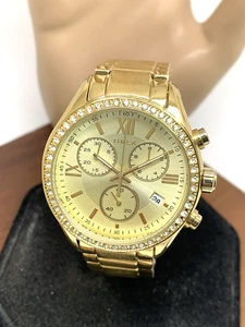 Reloj Timex para mujer TW2V57800 cuarzo cronógrafo esfera dorada acero inoxidable 38 mm - Imagen 1 de 13