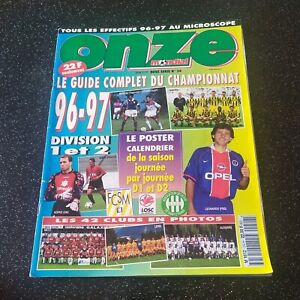Magazine Onze Mondial Hors Serie n°24 Guide du championnat division 1 de 1996-97