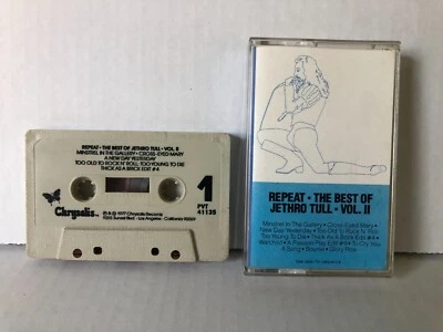REPEAT THE BEST OF JETHRO TULL VOLUME II   1980 era Chrysalis Cassette - Image 1 of 4