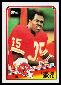 1988 Topps Christian Okoye #363 RC Kansas City Chiefs - Picture 1 of 2
