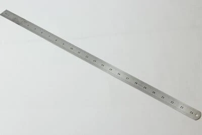 Stahllineal Stahlmaßstab Werkstattlineal Lineal Edelstahl Maßstab 600mm 60cm - Bild 1 von 4