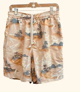 TOMMY BAHAMA Swim Shorts Mens M. Drawstring Hawaiian Floral Tropic Lined Pockets - Picture 1 of 13