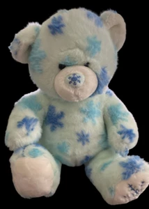 Peluche fiocco di neve bianco blu costruisci un orso 2009 - Foto 1 di 3