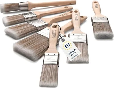 Pinselset 7-tlg. Malerpinsel Flachpinsel Pinsel Farbpinsel Lackieren  Stroxx - Bild 1 von 4