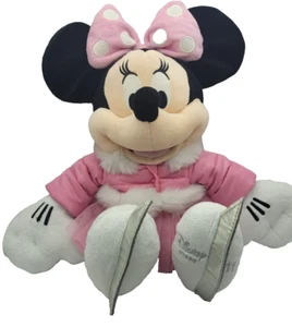 DISNEY Minnie Mouse ICE SKATING 2011 Cuddly 16"Plush Soft Toy Teddy Disney Store - Picture 1 of 14