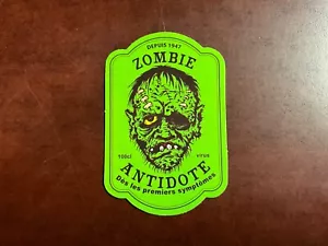 Motorcycle Sticker for Helmets or toolbox #2,920 Zombie Antidote - Picture 1 of 1