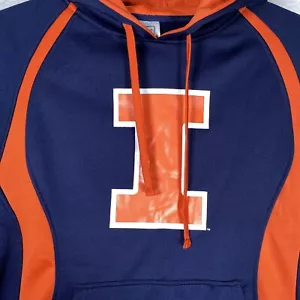 Illinois Fighting Illini Herren Pro Edge blau Hoodie Pullover Medium - Bild 1 von 7