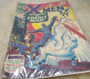 Marvel Comics X-Men Edición #31 Primera aparición de Cobalt Man Dan Adkins Cubierta 1967 - Imagen 1 de 9