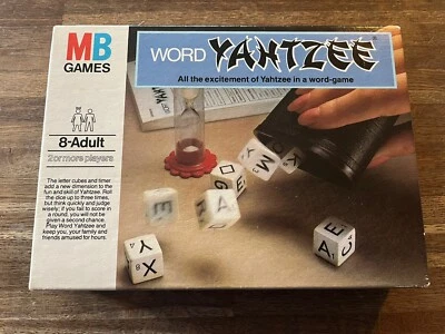 Vintage "WORD YAHTZEE" family dice game. By MB Games 1979. Complete. - Image 1 of 4