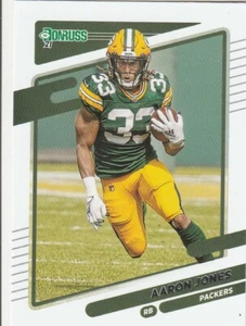 2021 Donruss Football Aaron Jones #157 Packers - Picture 1 of 2