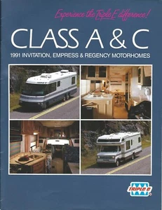 Motor Home Brochure - Triple E - Invitation Empress Regency - 1991 (MH126) - Bild 1 von 1