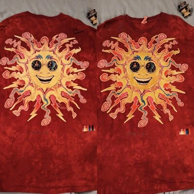 1 Of 1 Test Print Happy Sun Front And Back Michael Mcgloin The Mountain Sz L - Image 1 of 4