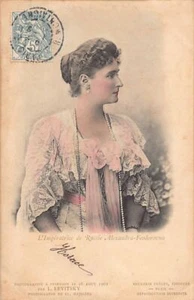 Russia - The Empress Alexandra Feodorvna - Publ. NEURDEIN Watercolored - Picture 1 of 2