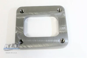 T4 TURBO FLANGE THREADED 1/2" 1018 STEEL - Picture 1 of 2