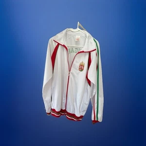 Vintage Adidas Hungary Football Soccer Track Jacket National Team Mens Size 2XL - Picture 1 of 7