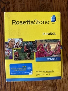 Rosetta Stone Spanish (Latin America) Level 1-5 Set - Sealed 2012 Version - Picture 1 of 9
