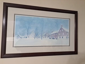 John Furches gerahmter signierter Druck "Salem Solitude" - Bild 1 von 15