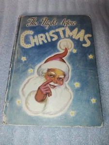 The Night Before Christmas Clement Moore 1944 Illustrated Edition - Picture 1 of 9