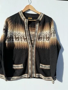 Inkamaki Soft Alpaca Full Zip Sweater Peru Made Size Small Jumper - Bild 1 von 18