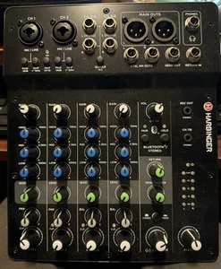Harbinger LV8 8-Channel Analog Mixer with Bluetooth - Picture 1 of 1