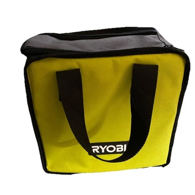 Bolsa de herramientas de lona Ryobi 10x10x6” con cremallera superior ligeramente usada limpia - bolsa de pañales para niños Foto 1 de 4