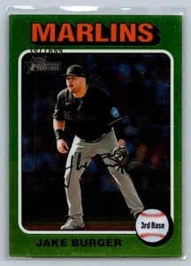 2024 Topps Heritage #398 Jake Burger cromato /699 - Foto 1 di 2