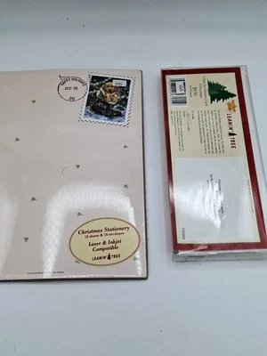 Leanin’ Tree Christmas Stationery & Cards Lot NOS Sealed Donna Race 2-Pack - Image 1 of 4