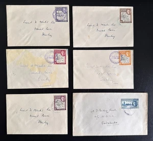 F.I. DEPS 1947 S. ORKNEYS & S. SHETLANDS COVERS TO R.N. LIEUT, STANLEY (6) - Picture 1 of 2