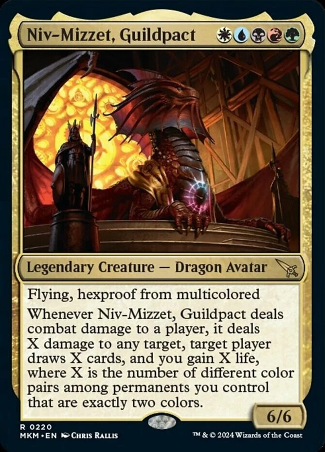 x1 Niv-Mizzet, Guildpact - Murders at Karlov Manor - NM - MTG - Image 1 of 1