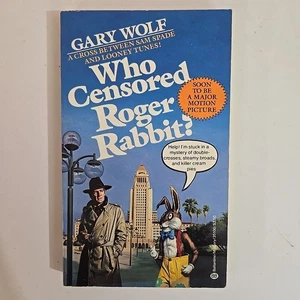 Who Censored Roger Rabbit? Gary Wolf Mass Market Paperback Book 1987 2nd Print - Picture 1 of 5