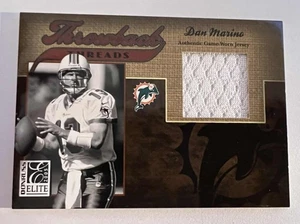2005 Donruss Elite Throwback Threads TT-40 DAN MARINO & PAYTON MANNING 59/75 - Picture 1 of 6