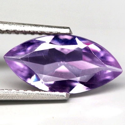 2.10Ct. Natural Gemstone Amethyst Purple Marquise Facet Brazil Ravishing Color! - Image 1 of 4