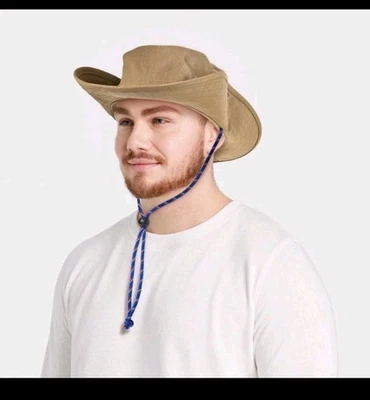 Sombrero de cubo Boonie de mezclas de algodón para hombre con cordón azul - Goodfellow & Co M/L Foto 1 de 4