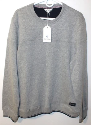 BEN SHERMAN GREY HEATHER SWEATSHIRT SIZE L NEW WITH TAGS $89.00 - Image 1 of 3