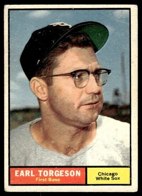 1961 Topps Earl Torgeson Chicago White Sox #152 Foto 1 de 2
