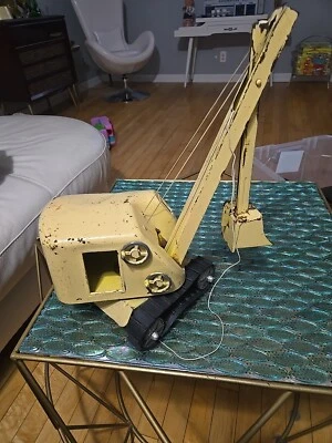 Pala de vapor de construcción estructura de acero prensado vintage para piezas o reparaciones  Foto 1 de 4