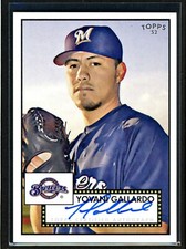 2007 Topps '52 Signatures Yovani Gallardo #52S-YG Auto