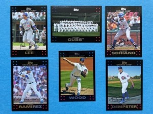 2007 Topps Chicago Cubs Team Set (All 18 Cards) *SUPER SHARP* Factory Set