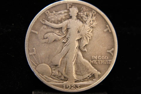 1923-S Walking Liberty Half Nice VF/XF Nice Eye Appeal Nice Strike (21) Cover