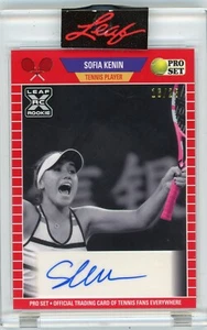 Juego Leaf Pro 2021 tenis autografiado #16/25 Sofia Kenin - Imagen 1 de 2